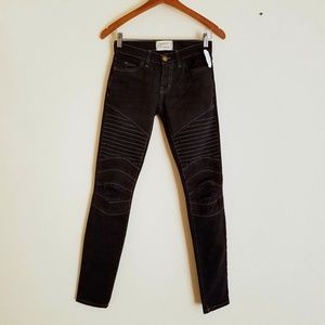 Current Elliott Moto Ankle Skinny Jeans